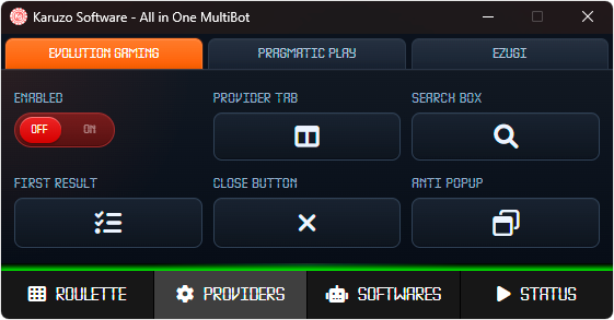 Configure Providers Coordinates